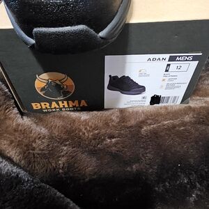 Brahma Adan Men's Black Work Shoes